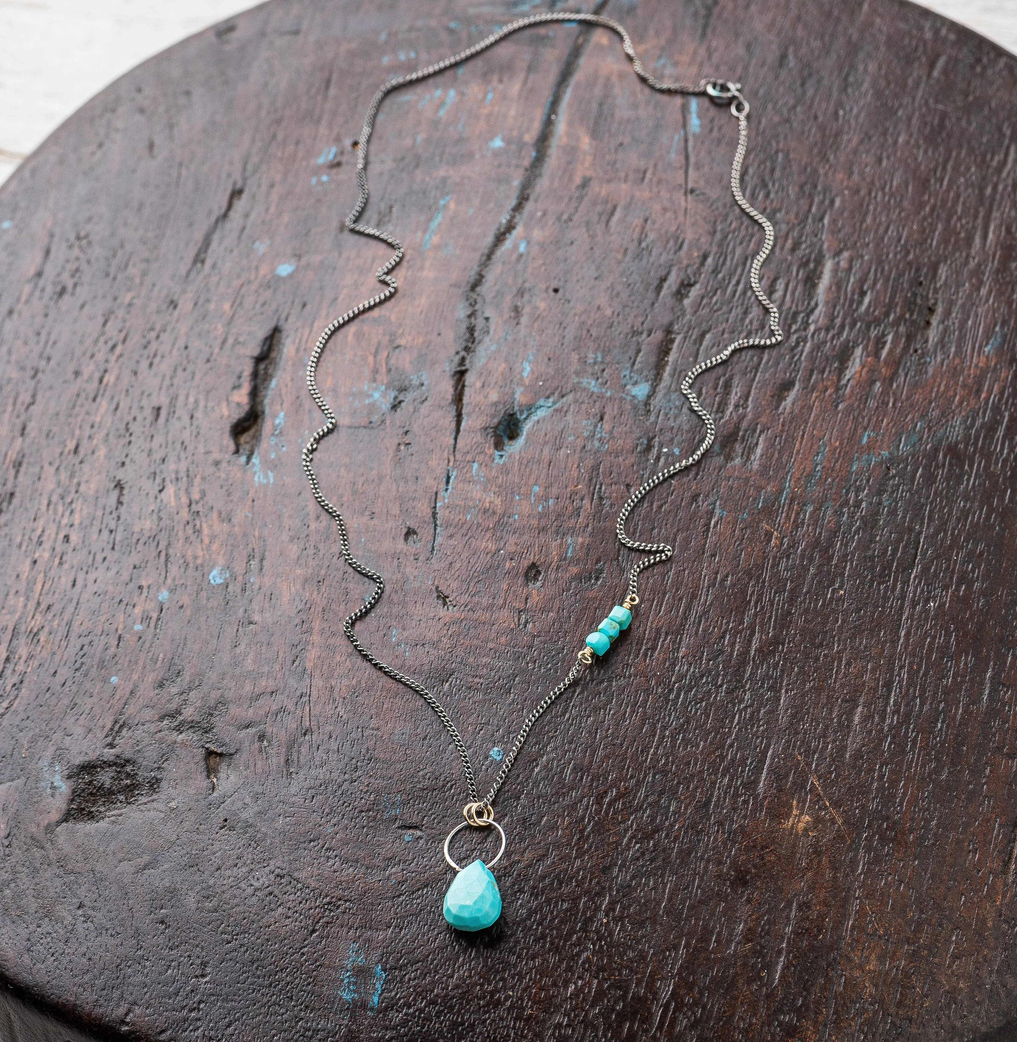 Turquoise Drop Necklace