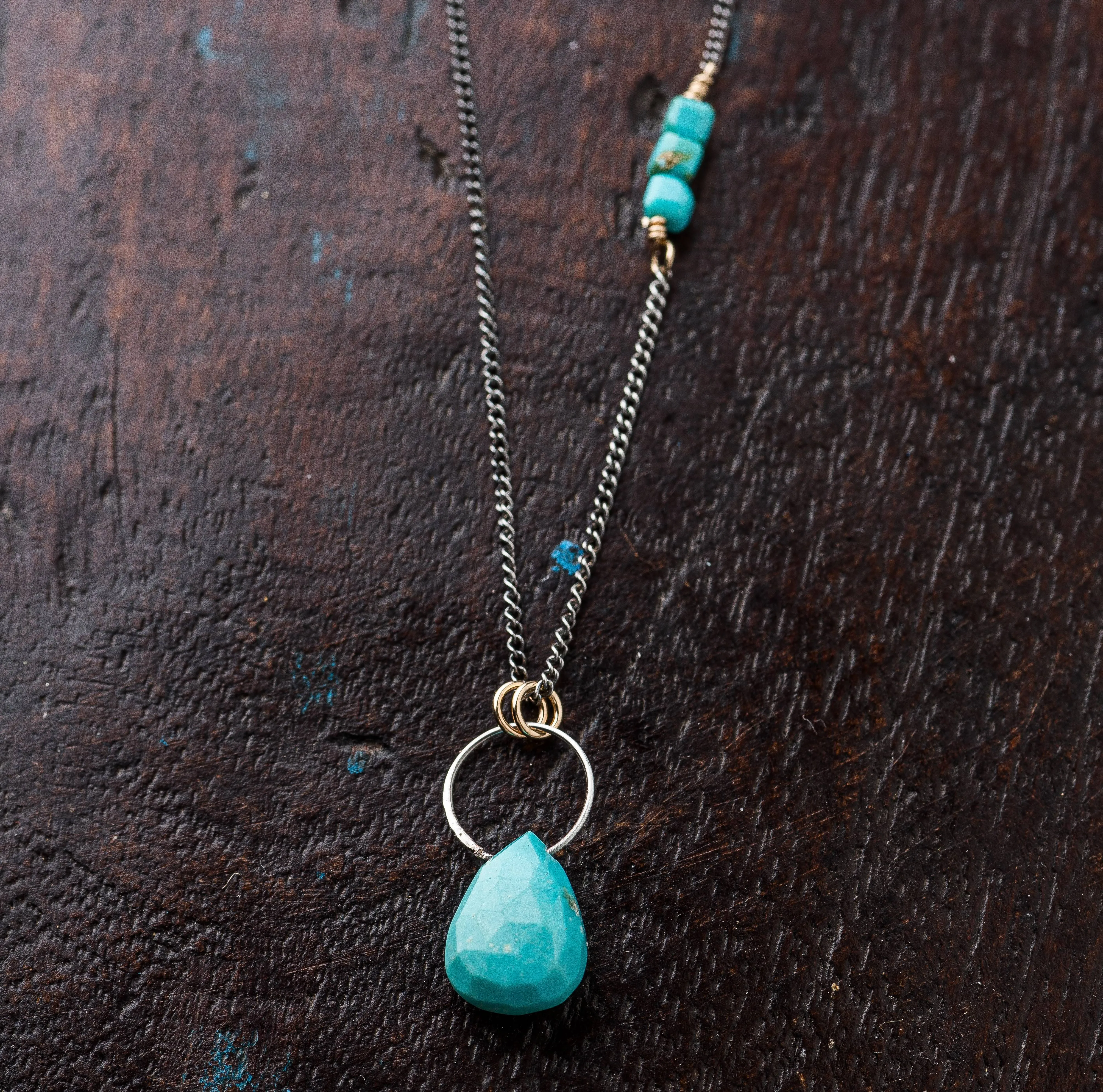 Turquoise Drop Necklace
