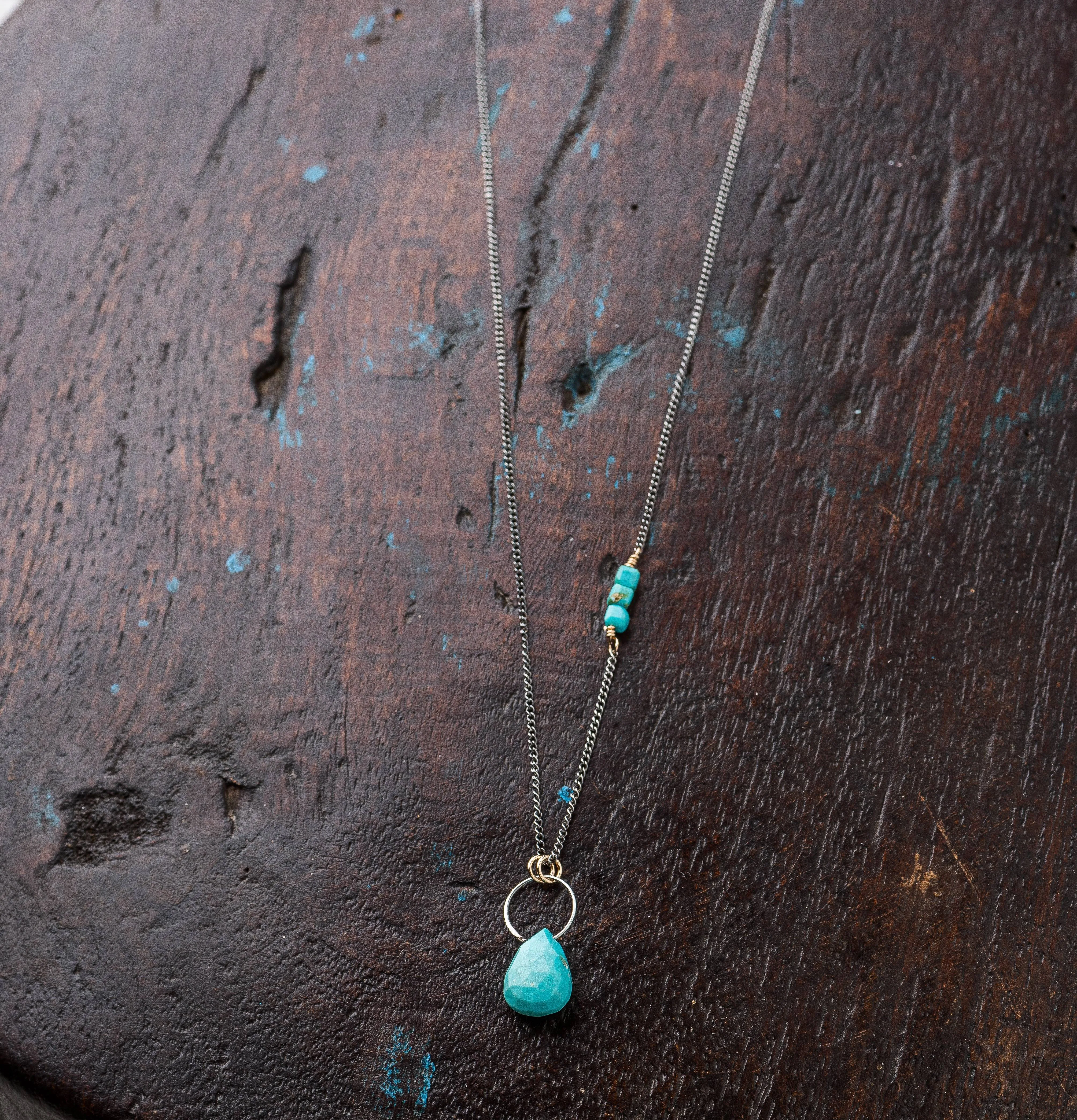 Turquoise Drop Necklace