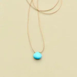 Turquoise Teardrop Necklace