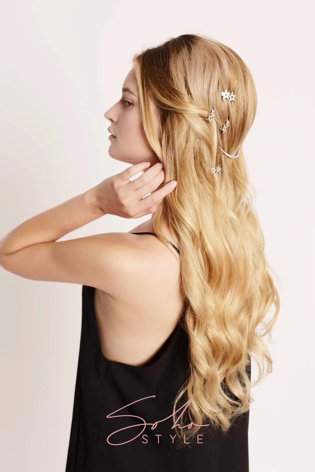 TWIN STAR MAGNETIC BARRETTE