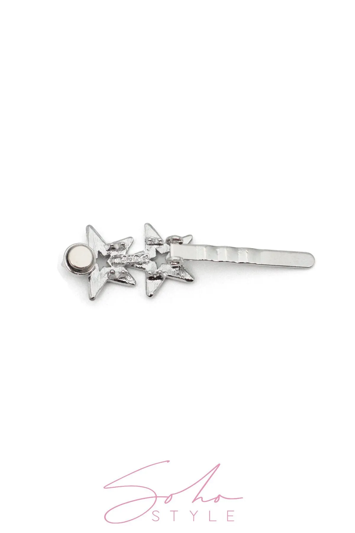 TWIN STAR MAGNETIC BARRETTE