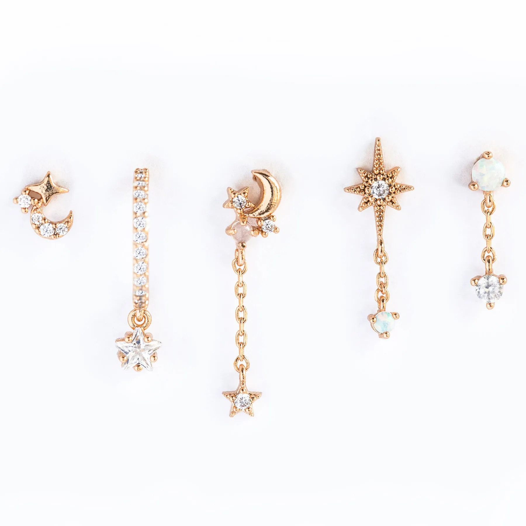 Twinkle Opal Earring Set