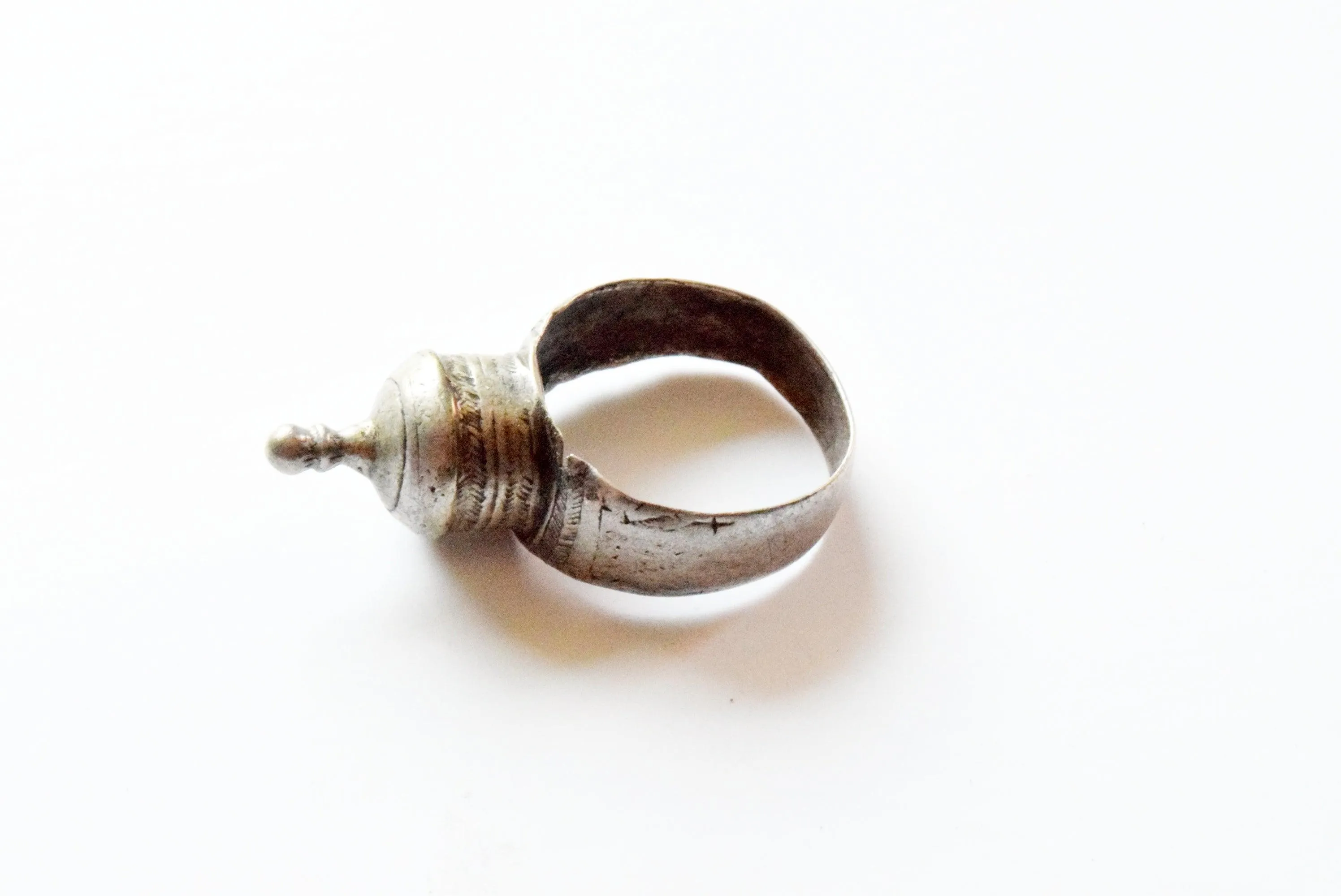 Vintage Silver Domed Moroccan Ring