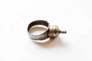 Vintage Silver Domed Moroccan Ring