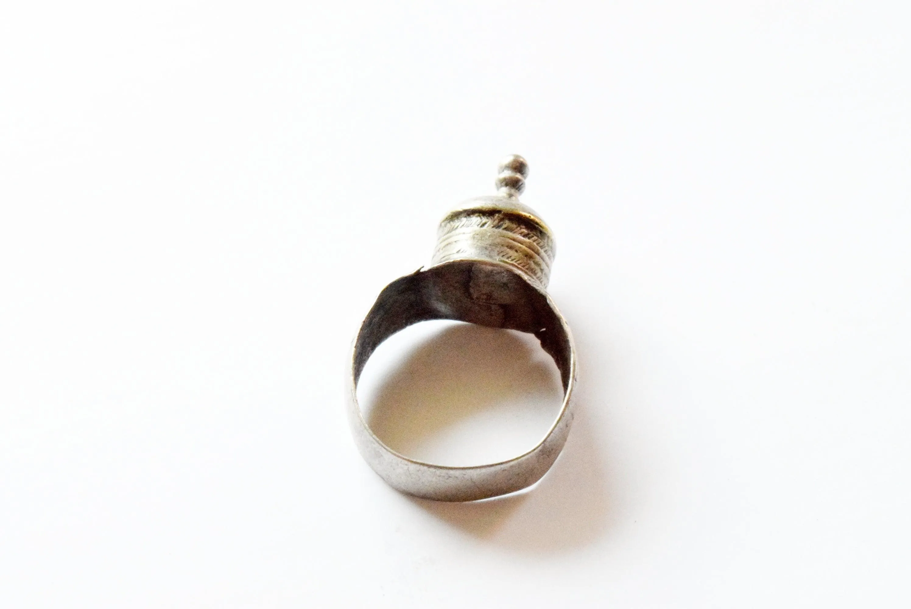 Vintage Silver Domed Moroccan Ring